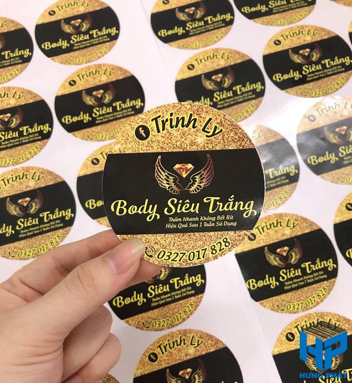 In tem nhãn decal giá rẻ TPHCM