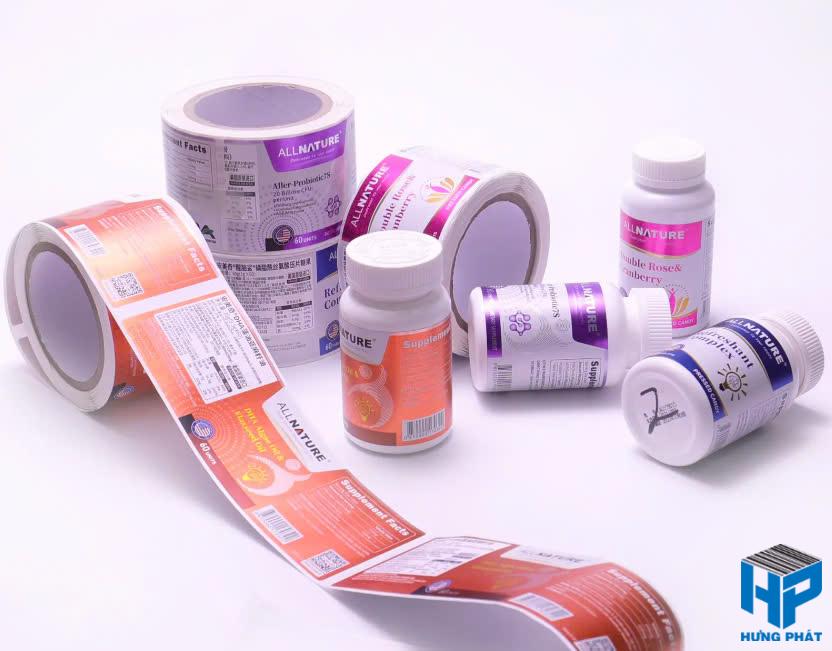 In decal dược phẩm tphcm