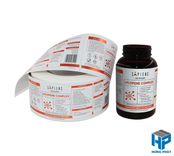 In decal dược phẩm