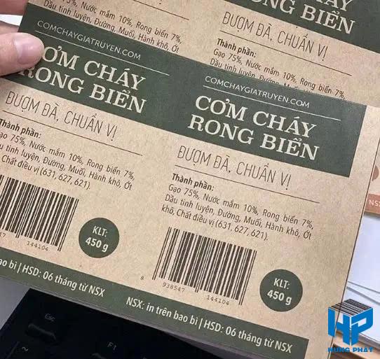 In tem giấy giá rẻ TPHCM