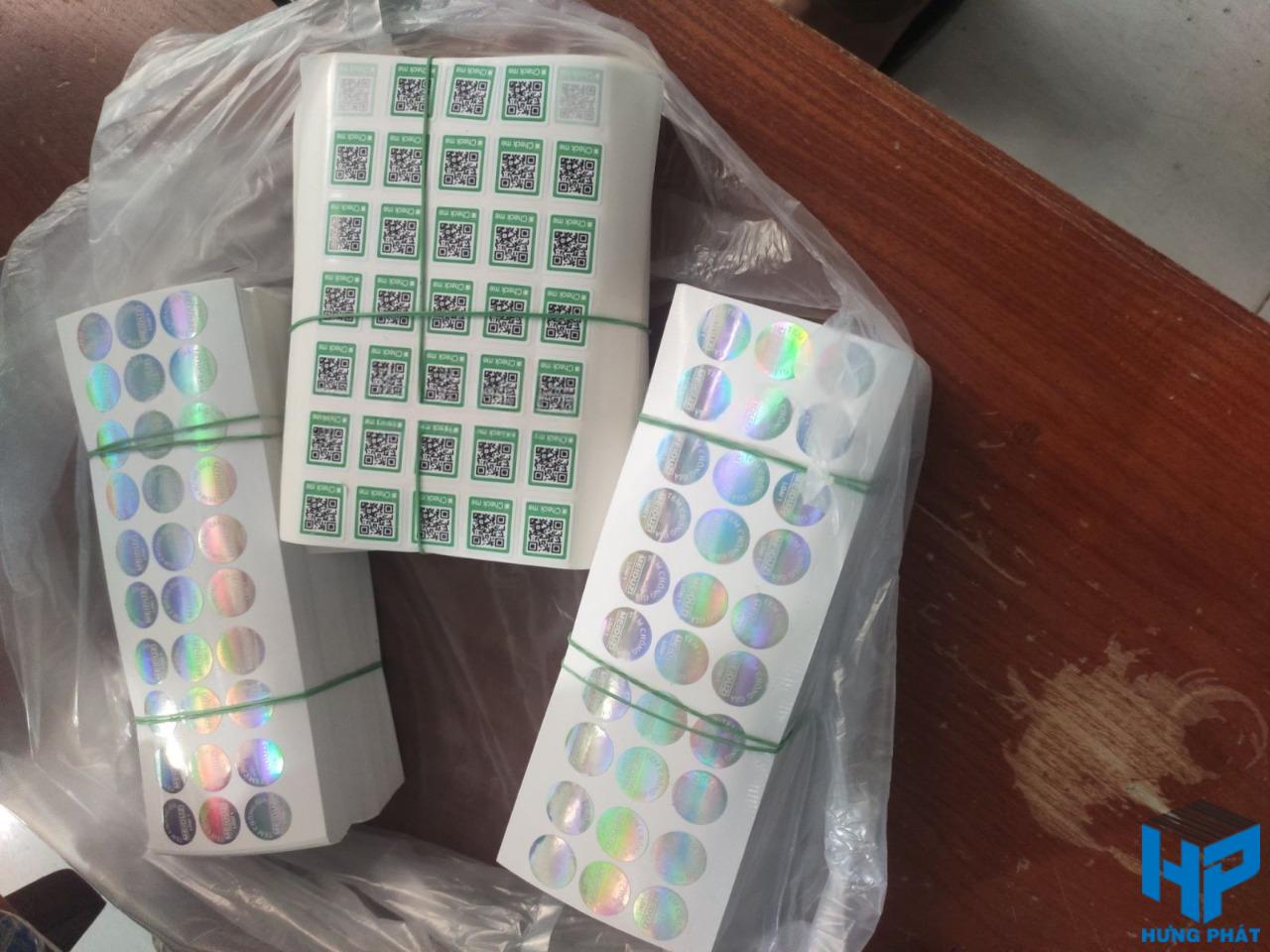 In tem mác số lượng ít