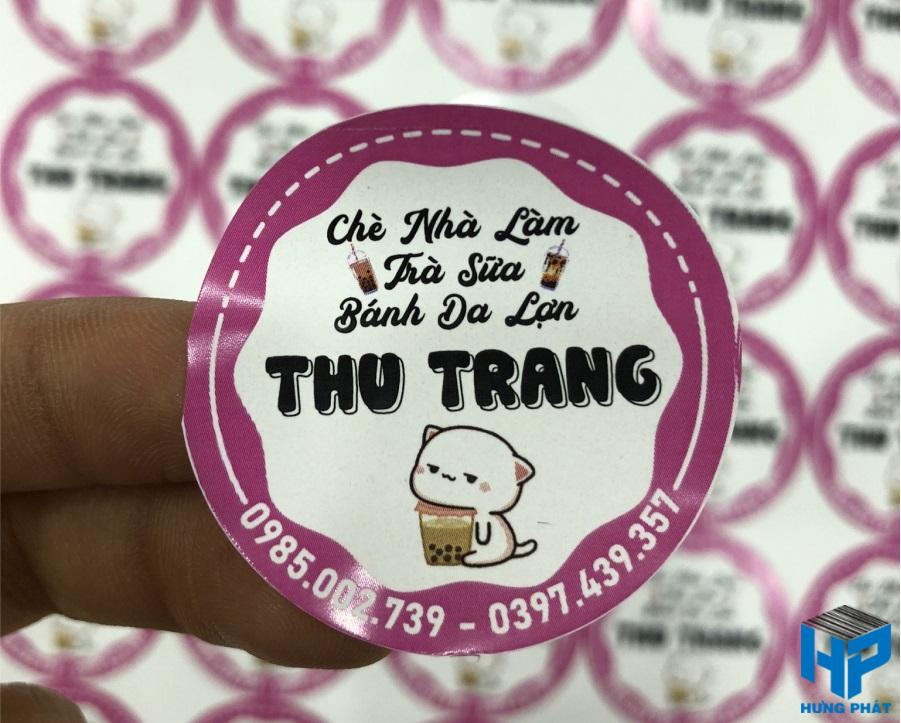 In tem nhãn giá rẻ quận Gò Vấp