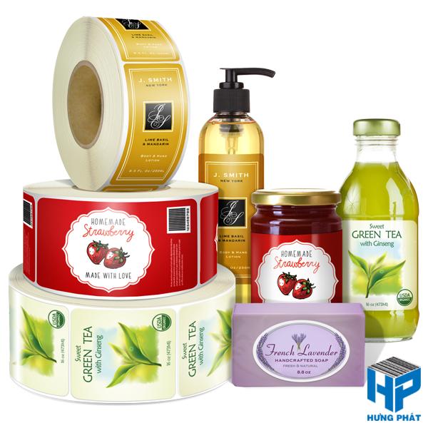 In tem nhãn decal cuộn TPHCM