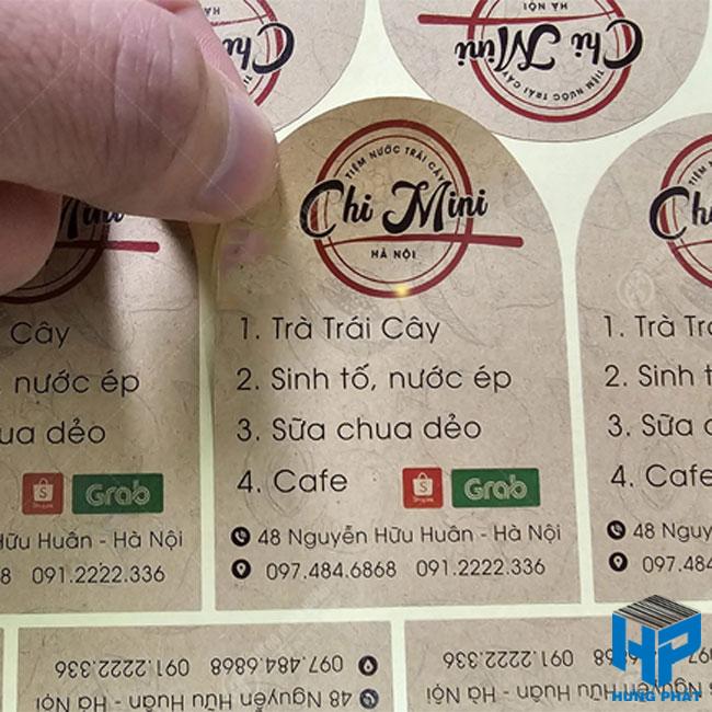 In tem nhãn decal giấy