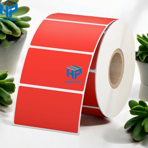 giấy decal màu đỏ