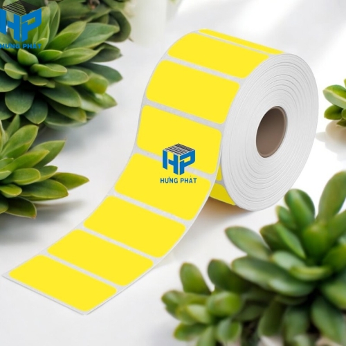 giấy decal màu vàng