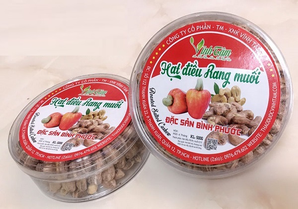 tem nhãn hạt điều