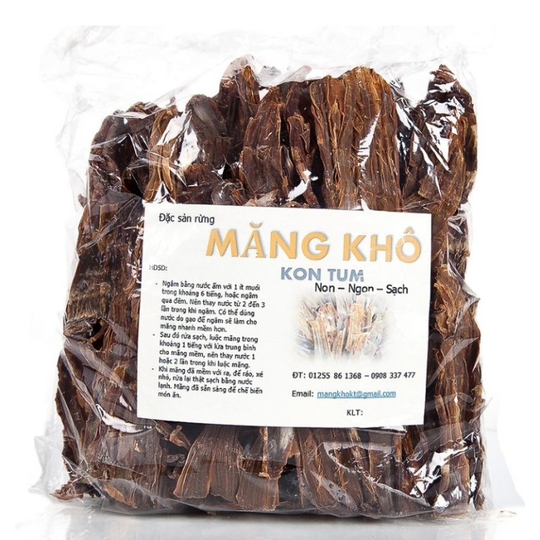 tem nhãn măng khô