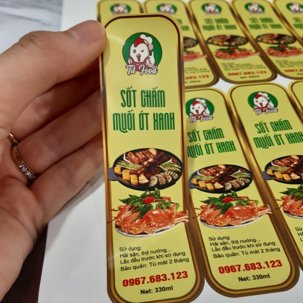 tem dán thực phẩm