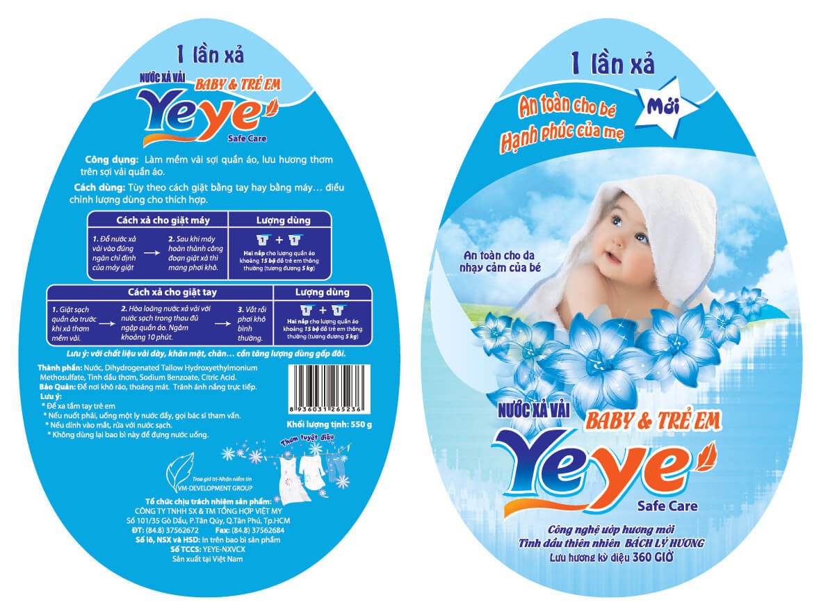 in decal dán sản phẩm