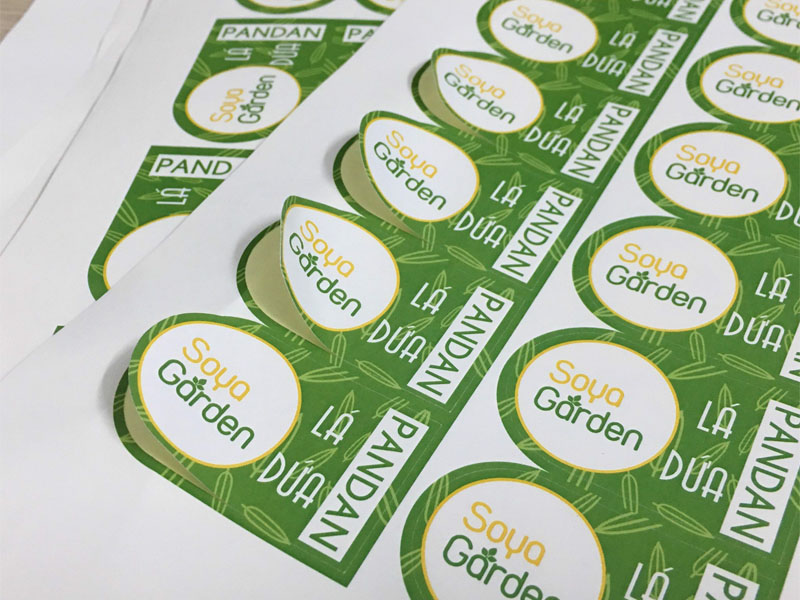 in decal dán sản phẩm