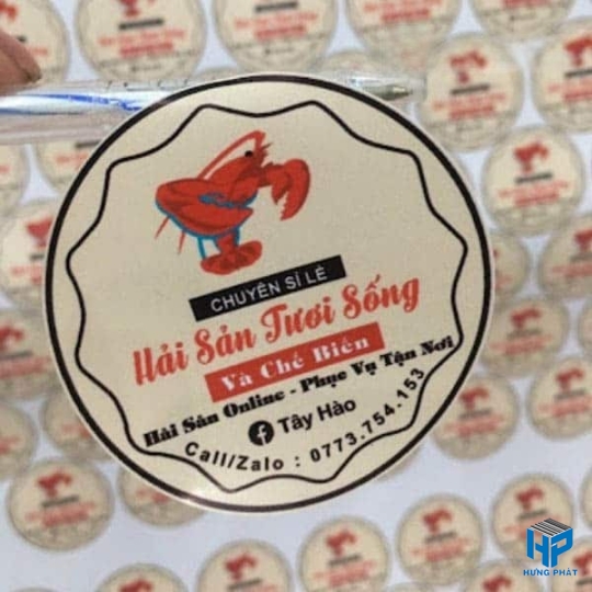 IN DECAL THỦY HẢI SẢN TPHCM