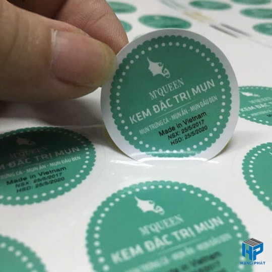 In tem decal theo yêu cầu