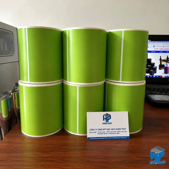 Tem decal nhựa PVC không thấm nước