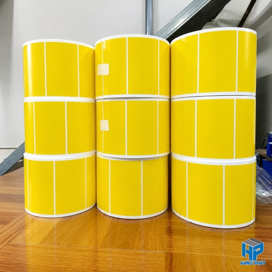 Tem decal nhựa PVC không thấm nước