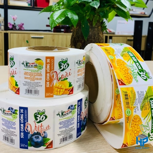 In tem decal bền màu