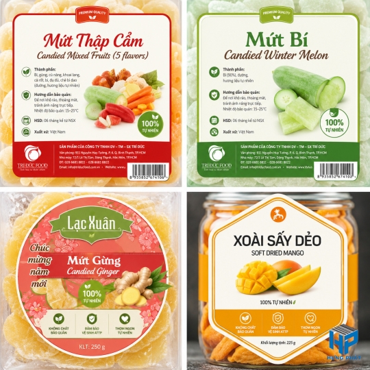 IN TEM NHÃN NGÀNH Y TẾ, DƯỢC PHẨM VÀ THỰC PHẨM CHỨC NĂNG